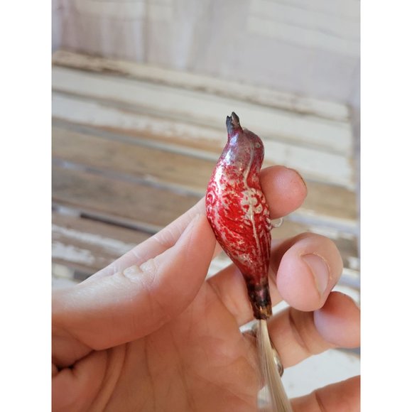 Antique bird AS IS Germany ornament German clip - Picture 8 of 9